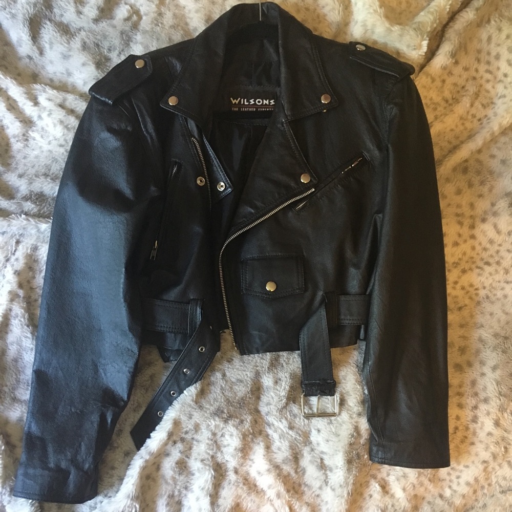 NWOT Wilson’s “The Leather Experts” leather jacket